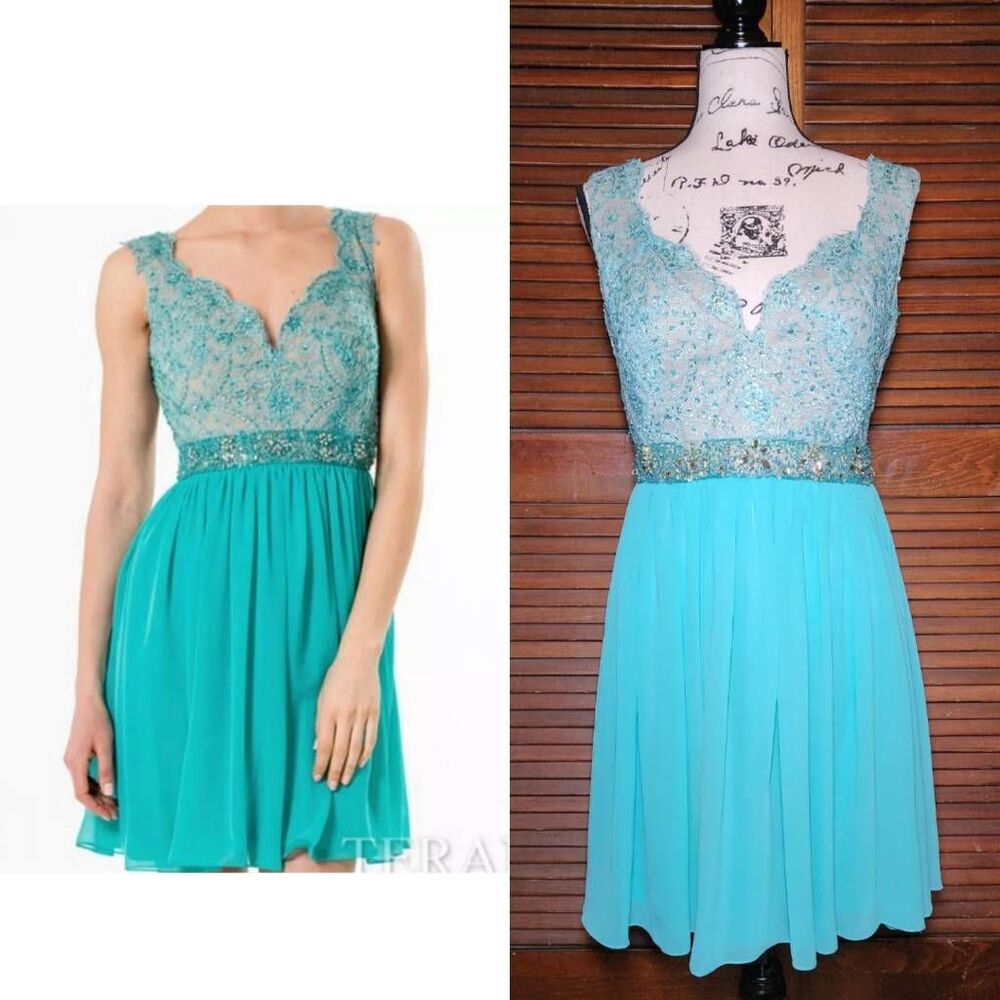 Terani Couture Embellished Cocktail Dress